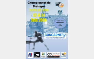 Championnat de Bretagne : Le TT Loperhet aura quelques représentant(e)s au championnat de Bretagne les 13 et 14 juin 2026 à Concarneau Evan qualifié dans le tableau Régional 1699 pts / Maëvé Hirrien Le Goff invitée par la Ligue dans le tableau benjamines