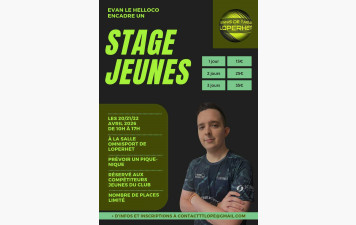 Stages vacances d'avril