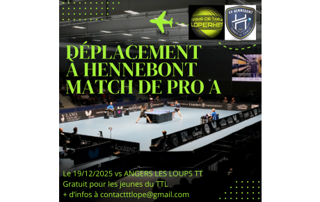 Déplacement à Hennebont